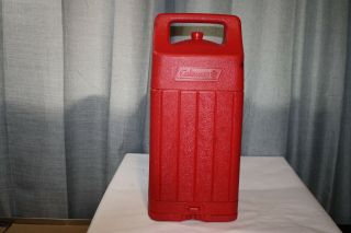 Vintage Red Plastic Coleman Lantern Carry/storage Case For 220 290 295