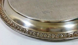 Vintage Antique 1883 F.  B.  Rogers Silver Co.  Silver Plated Tray with Handles 16.  5 