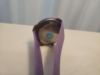 Benetton by Bulova Neon Colors Purple Vintage Watch Quartz 34 mm 4