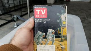 July 1969 Tv Guide Featuring The Moon Landing (50 Years) San Diego Edition