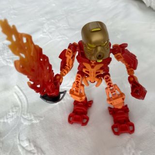 Lego Bionicle Stars Tahu 7116 - Assembled - Red and Golden Masks - No canister 2