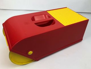 Vintage 1991 Lego Brick Vac 1666 - Red/yellow Vacuum Sweeper Floor Cleaner Scoop