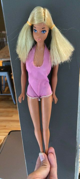 Vintage Barbie The Sun Set Malibu Pj Doll With Twist Ant Turn Waist