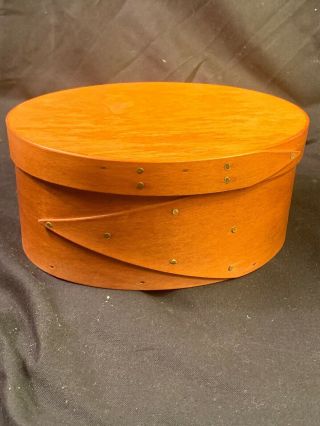 Vintage Hand Made Frye’s Measure Mill Shaker Box Grain Measure W/ Lid Cover