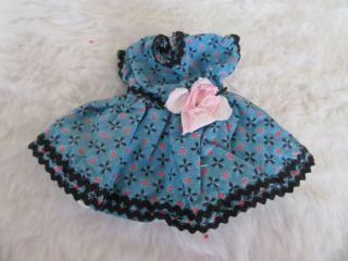 Vtg Blue Pink Black Dress Fits Ginny And Similar Handmade
