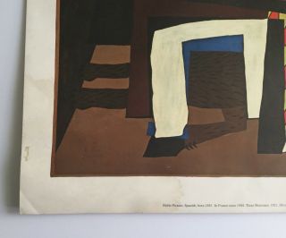 Pablo Picasso,  Three Muscicians Vintage Poster 1971 Museum Of Modern Art,  NY 2