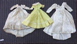 3 Tagged Vintage Madame Alexander Doll Dresses