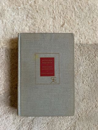 Antique Book Pride And Prejudice Sense And Sensibility C.  1950 The Modern Library