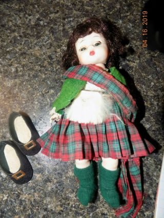 Vintage Madame Alexander Scottish Doll 8 Inches