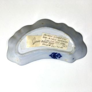 Antique Alfred Meakin Bone Dish Royal Semi Porcelain Cambridge Pattern 2