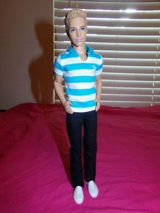 Barbie Ken Fashionista Doll - W/ Blonde Molded Hair.
