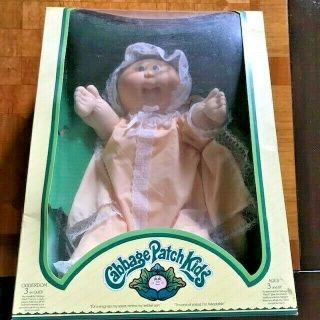 Vintage Coleco 1985 Cabbage Patch Kids Girl Doll Box W Papers,  Signed