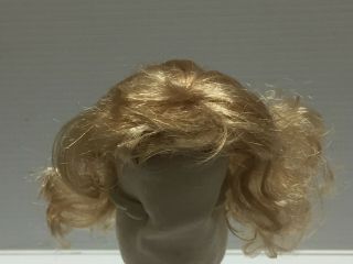 C1 Size 5 - 6 Vintage Synthetic Blonde Doll Wig for Vintage Antique Doll fit vogue 2