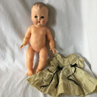 Vintage Ideal1950s Betsy Wetsy 14 " Drink Wet Baby Doll & Dress Repair