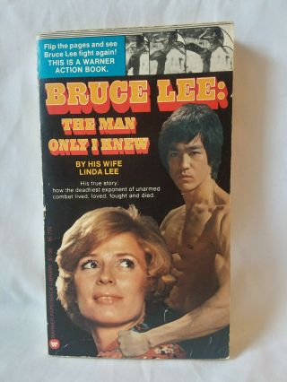 Linda Lee Bruce Lee The Man Only I Knew Vintage 1975 3rd Prtg Pb