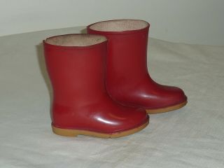 Red Dunlop Wellington Boots For Gabrielle Paddington Bear Size 4