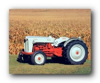 1953 Ford Naa Golden Jubilee Tractor Farm Vintage Tractor Wall Art Print (8x10)