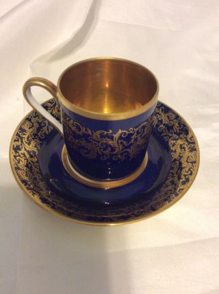 Ebecthal,  Germany Demitasse Cup And Saucer