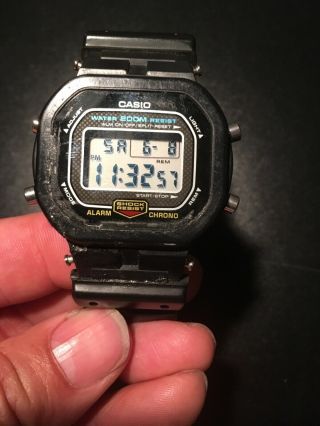 Vintage Casio G - Shock Dw - 5300 Module 901 Screw Back Watch