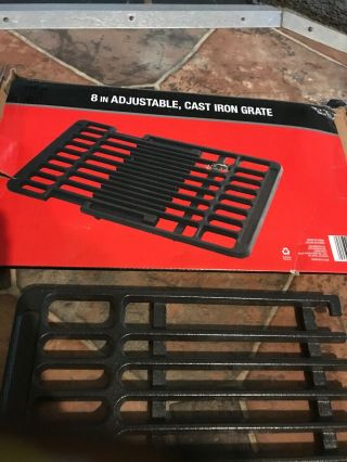 PARTS Grilling Camping Cooking Over Fire Cast Iron Grate PARTS 8 Inch Adjustable 2