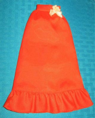 Vintage Barbie 4 Best Buy Clothes 8689 Fashion Satin Skirt Flower Accent