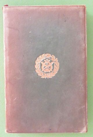 Antique Bk Walden Or Life In The Woods 1899 Henry Thoreau Leather Miniature