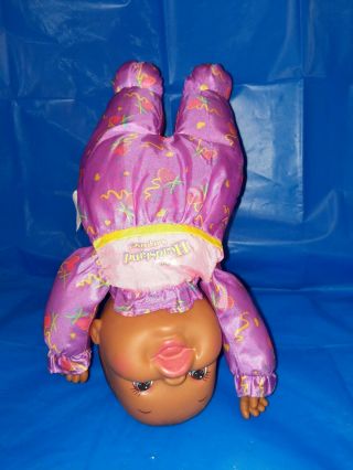 1996 Baby Headstand Surprise 14 " Baby Doll Black African American Vintage