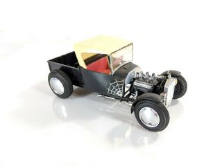 Vintage Monogram Hot Rod Car Built Plastic Model For Restoration Incomplete