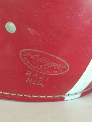 Vintage JC Higgins Football Helmet 150 Sears Roebuck Co 1960s medium 3