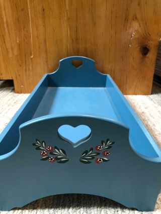 Kirsten American Girl Pleasant Company Blue Bed Vintage Retired