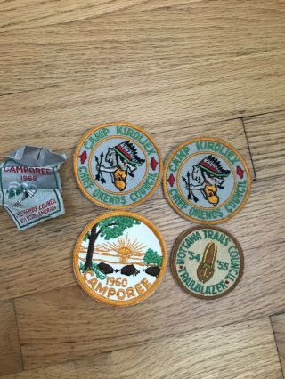 Vintage 1950’s 1960 Boy Scout Camporee And Camp Patches Chief Okemos Council Mi