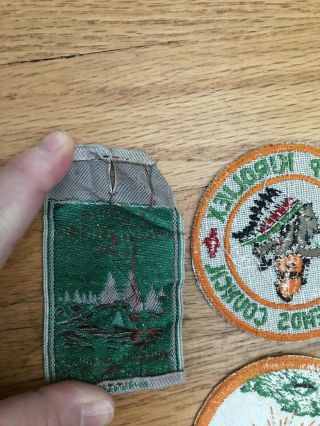 Vintage 1950’s 1960 BOY SCOUT Camporee and Camp Patches Chief Okemos Council MI 5