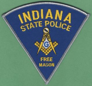 Indiana State Police Masonic Lodge Patch