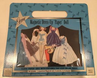 Gene Magnetic Dress - Up " Paper " Doll Mel Odom 1999 Ashton Drake Gallaries Set 2