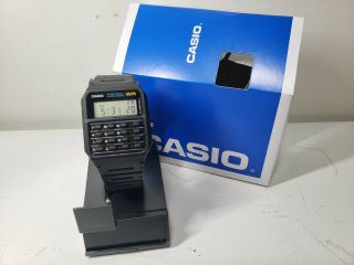 Casio Black Ca - 53w 3208 Data Bank Calculator Watch.  Retro.  Vintage.