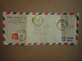 World Trade Center Envelope With Stamps From Mexico 1980s
