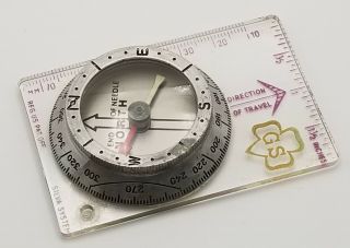 Vintage Official Girl Scout Silva - System Compass