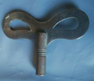Vintage Very Old Antique Clock Key.  See Pictures And Description