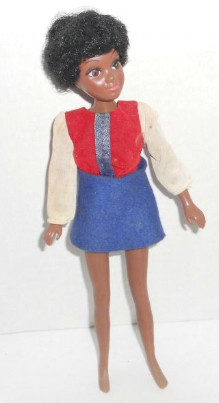 Vintage 1971 The World Of Love Hasbro 9” Doll Soul Hippie Mod African American