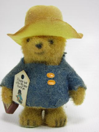 Vintage 2.  5 " Paddington Mini Eden Please Look After This Bear Thank You