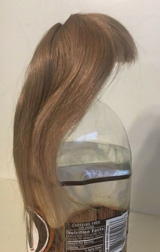 Antique Human Hair Doll Wig Dark Blonde Size 10 W116 3