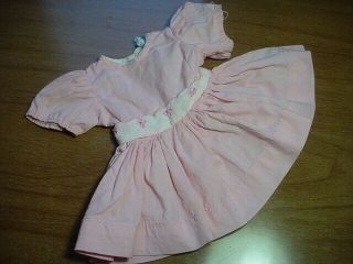 Vintage Terri Lee Tagged Pink Dress Fits 16 Inch Doll 2