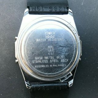 1990 ' s Vintage TIMEX 69 Retro Digital 34mm watch - Battery 3