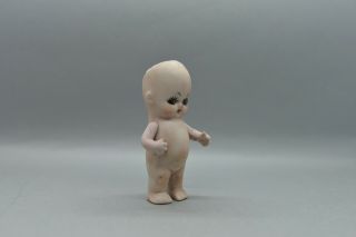 Antique Germany Porcelain Bisque Googly Doll miniature glass eye from Thüringen 2