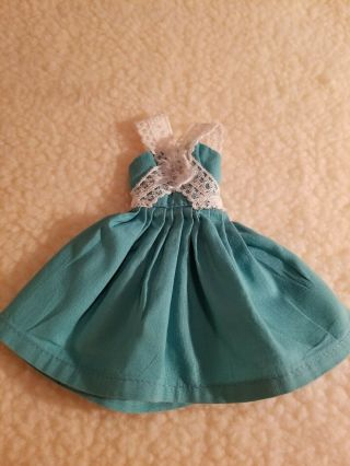Green Dress For 1950s Vintage Ideal Little Miss Revlon Doll (10 1/2 ")
