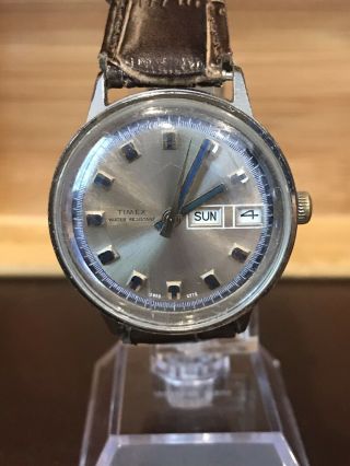 Vintage Timex 26850 2772 Men’s Marlin Mechanical Watch.  Runs Good