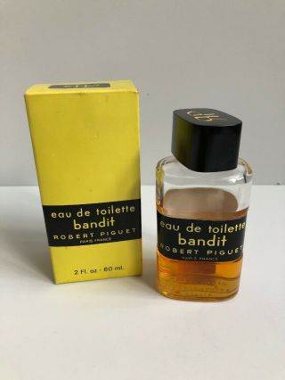 Vintage Bandit Robert Piguet Eau De Toilette Splash 60 Ml 2 Fl Oz Box 35 Full