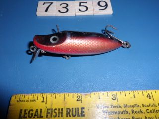 S7359 H Vintage River Runt Type Fishing Lure Millsite Wig Wag? Good Color