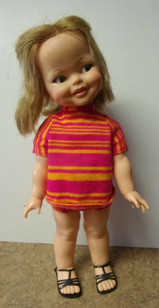Vintage 1966 Ideal Giggles Doll Flirty Eyes Outfit Clothes