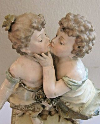 Antique Austrian Wien Teplitz Depose Bisque Porcelain Figurine
